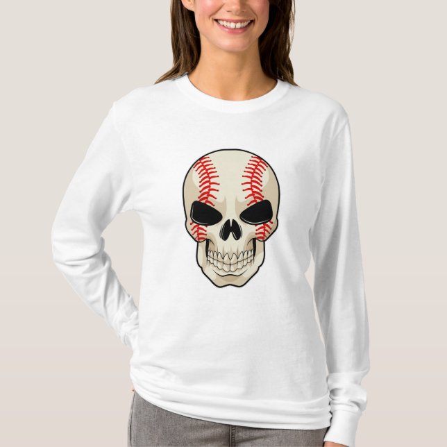 Camiseta Skull Baseball Sports (Anverso)