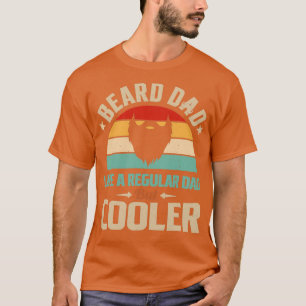 Camiseta Skull Beard A Papá Como Un Padre Regular Pero