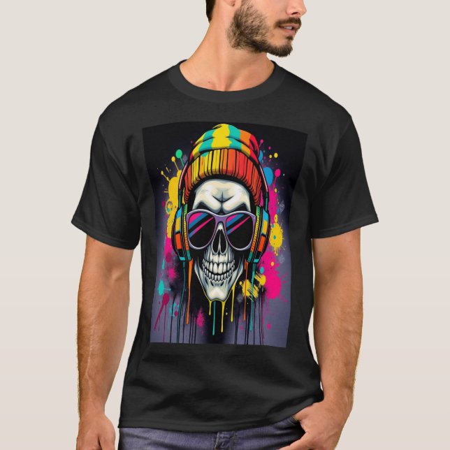Camiseta Skull Beats (Anverso)