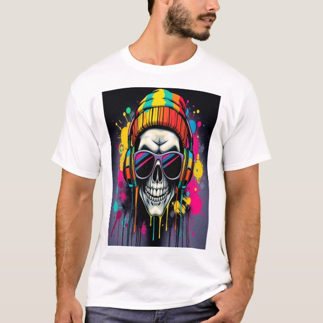 Camiseta Skull Beats (Anverso)