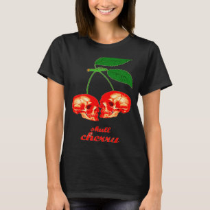 Camiseta Skull Cherry Retro Tatto 70s 80s