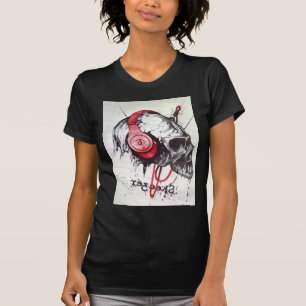 Camiseta Skull con diseño de audífonos