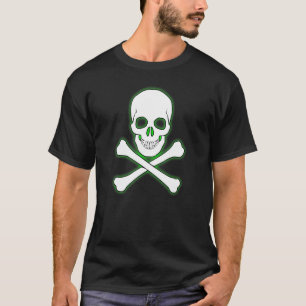 Camiseta Skull & Crossbone Jolly Roger Pirate Bandera Creep