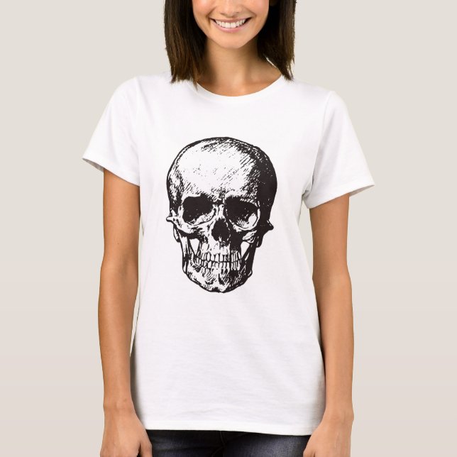 Camiseta Skull Fantasy Art Rock Punk fuerte Metalizado (Anverso)