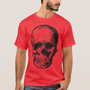 Camiseta Skull Fantasy Art Rock Punk fuerte Metalizado