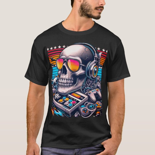 Camiseta Skull Gamer (Anverso)