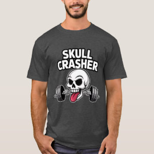 Camiseta Skull Gym Motivation Workout Boys de elevación de