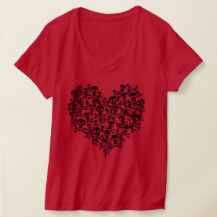 Camiseta Skull Heart