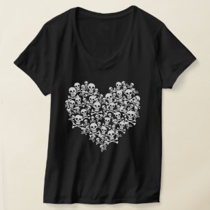 Camiseta Skull Heart