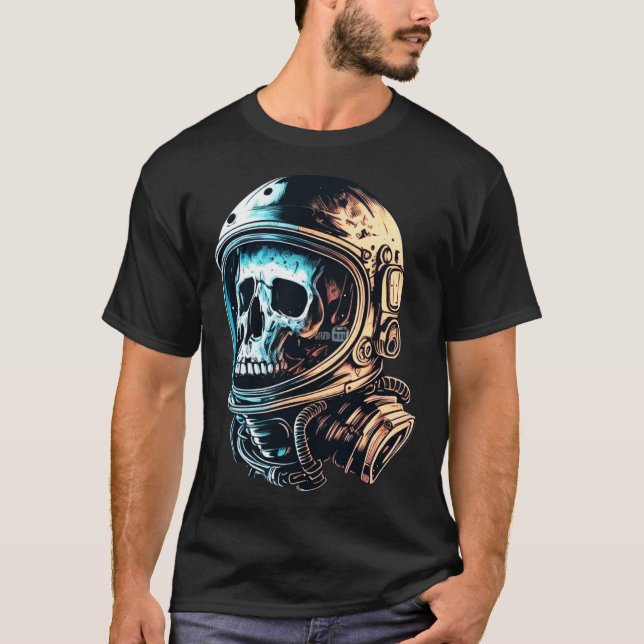 Camiseta Skull in an astronaut helmet skull astronaut  1 (Anverso)