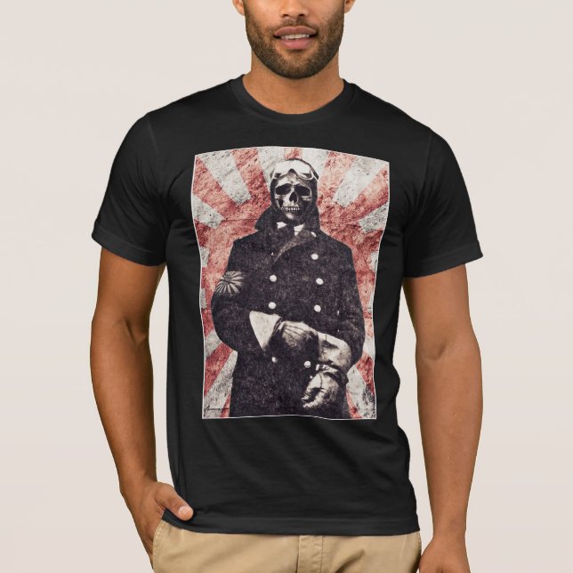 Camiseta Skull kamikaze (Anverso)