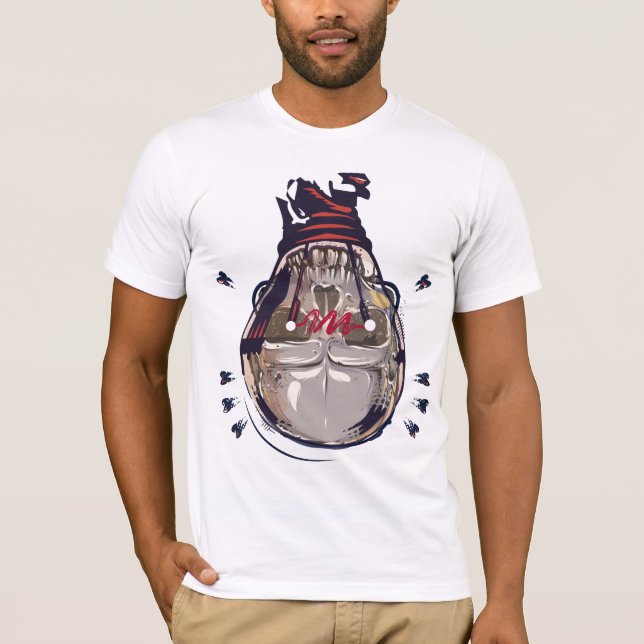Camiseta Skull light Bulb (Anverso)