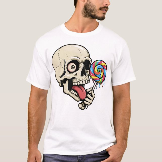 Camiseta Skull Lollipop - Candamia de Skeleton esp (Anverso)