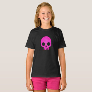 Camiseta Skull Mosaico Rosa