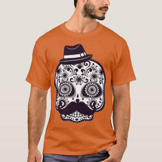 Camiseta Skull Mustache Classic TShirt