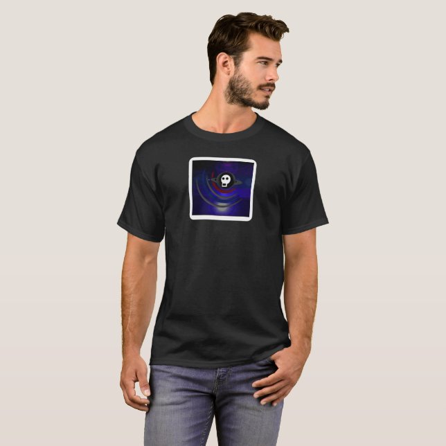 Camiseta "Skull n Space"  Skullnskin Graphics T-Shirt (Anverso completo)