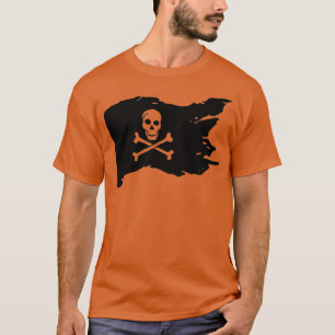 Camiseta Skull Pirate Flag jolly roger Crossbone