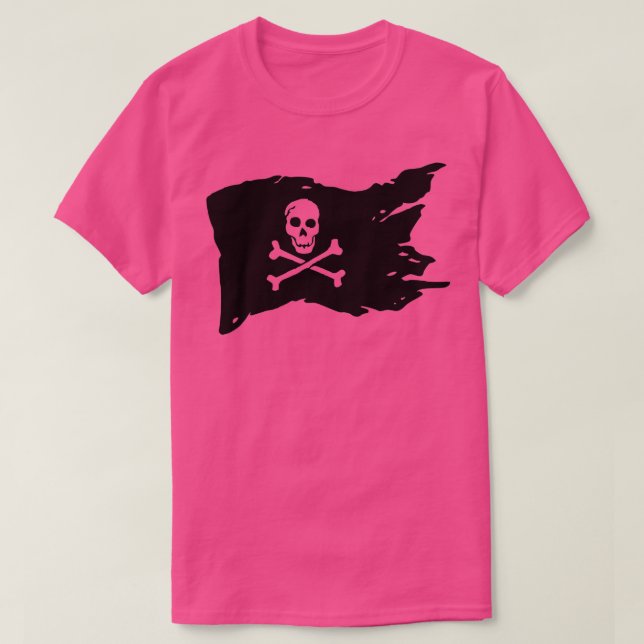 Camiseta Skull Pirate Flag jolly roger Crossbone (Diseño del anverso)