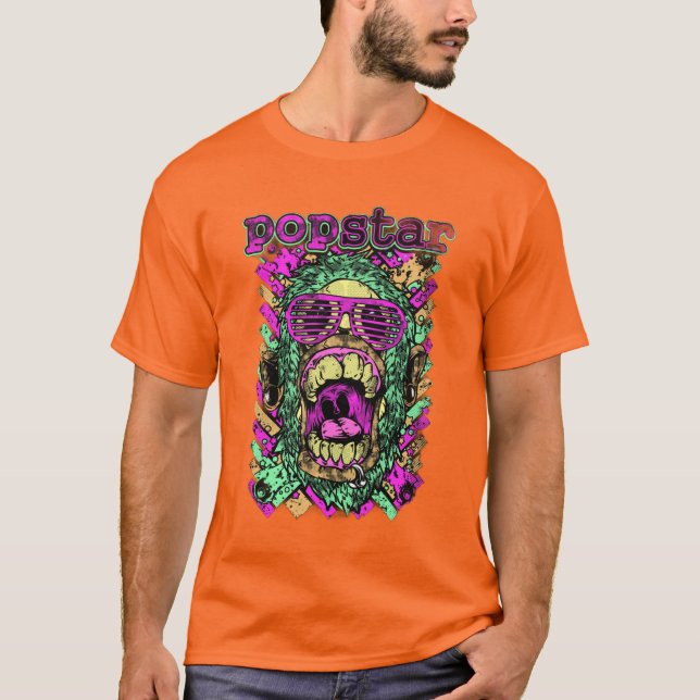Camiseta Skull Pop Star T-Shirt (Anverso)