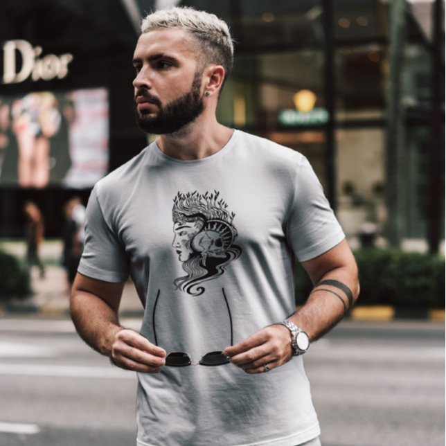 Camiseta Skull Queen Dark Art Nouveau (Subido por el creador)