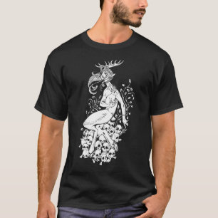 Camiseta Skull Rabbit Lazy Halloween Disstume Gótico Skelet
