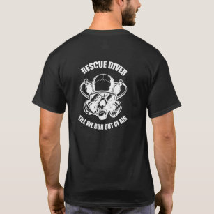 Camiseta skull rescue diver