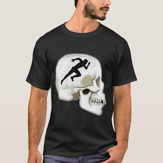 Camiseta Skull Runner Running Sports (Anverso)