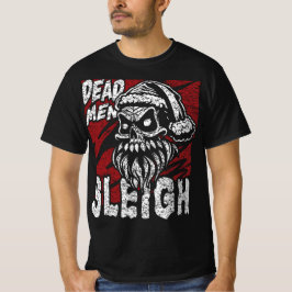 Camiseta Skull Santa Claus Hombres muertos Sleigh