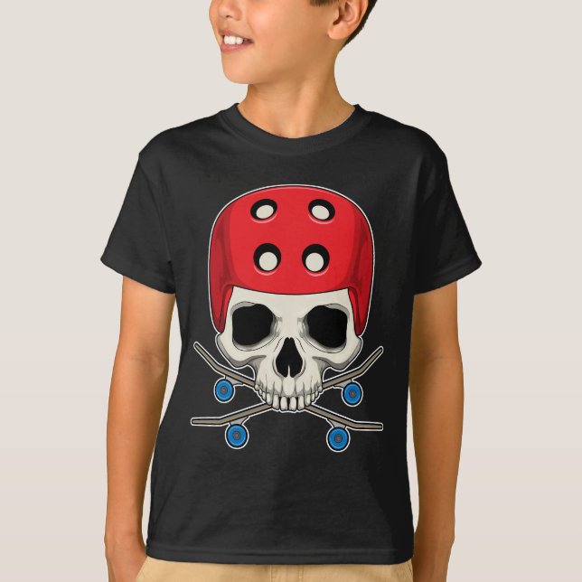 Camiseta Skull Skateboard Sports (Anverso)