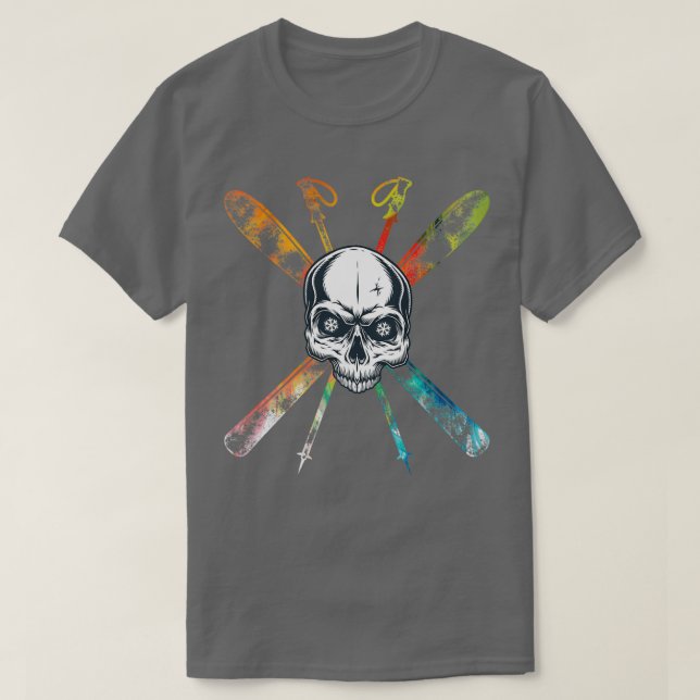 Camiseta Skull Skier (Diseño del anverso)