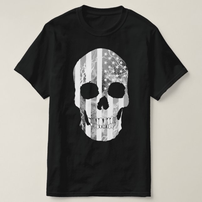 Camiseta Skull Soldier USA (Diseño del anverso)