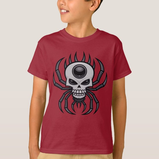 Camiseta Skull Spider (Anverso)