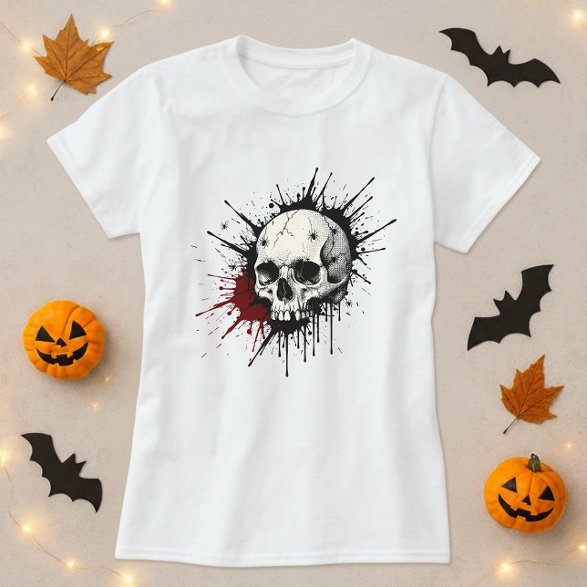 Camiseta Skull Splash Halloween (Subido por el creador)