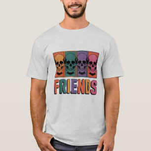 Camiseta Skull Squad: Amigos para Siempre