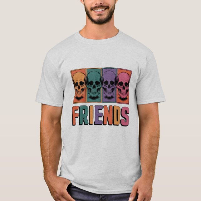 Camiseta Skull Squad: Amigos para Siempre (Anverso)