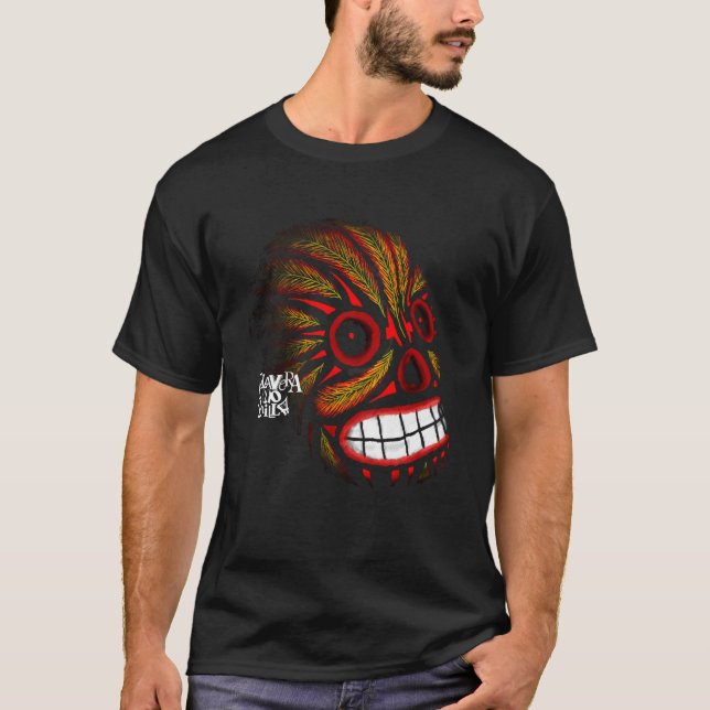 Camiseta Skull t-shirts with feathers fun designs   (Anverso)