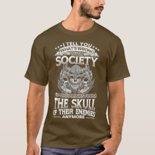 Camiseta Skull Viking Kratos Ax Seax Norse Classic TShirt