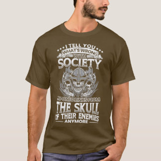 Camiseta Skull Viking Kratos Ax Seax Norse Classic TShirt