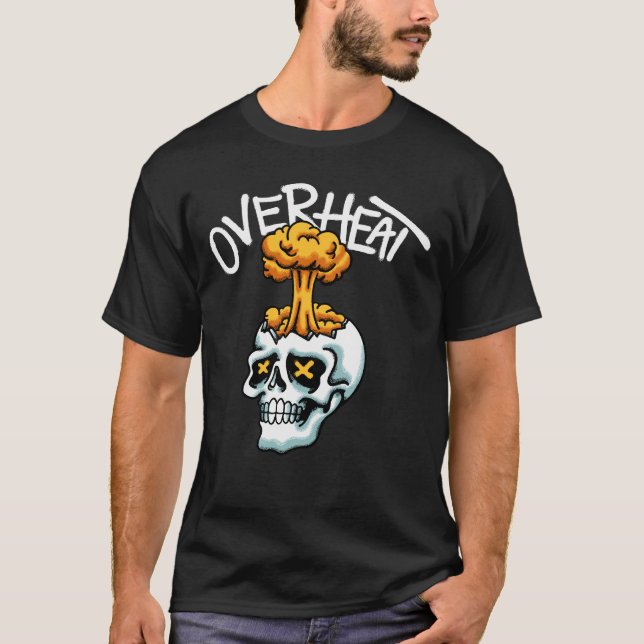 Camiseta Skull With Explosion streetwear  (Anverso)