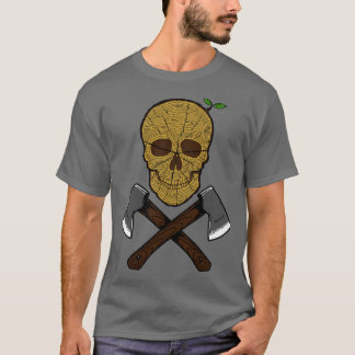 Camiseta Skull Wood