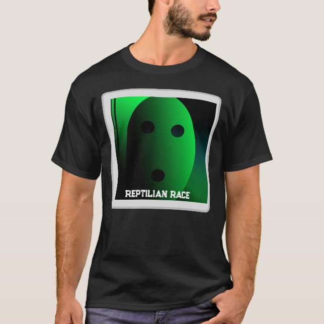 Camiseta Skullnskin Graphics - Reptilian Race (Anverso)