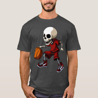 Camiseta Skulls basketball player / basketball skull T-Shir