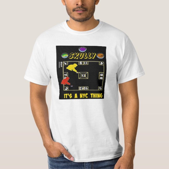 Camiseta SKULLY "es UNA COSA de NYC " (Anverso)
