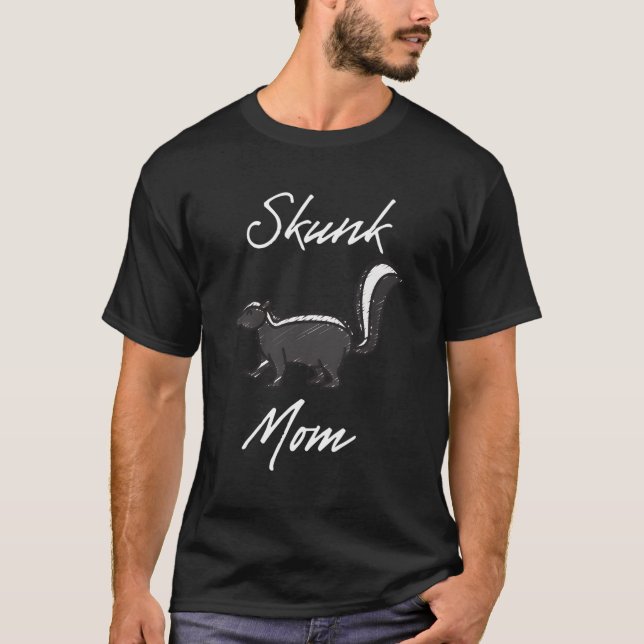 Camiseta Skunk Mom Skunk Mama Mascota Alternativo Skunk Cut (Anverso)