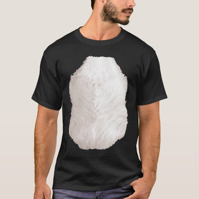 Camiseta Skunk Raccoon Mouse Belly pecho Halloween Fotos de (Anverso)