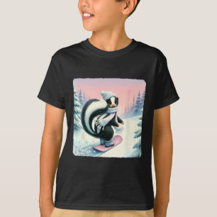 Camiseta Skunk Snowboard. Snowboard Snowboarder Cap Scar