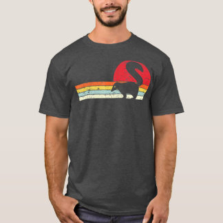 Camiseta Skunk Vintage Retro Style Funny Skunk Avers Mens