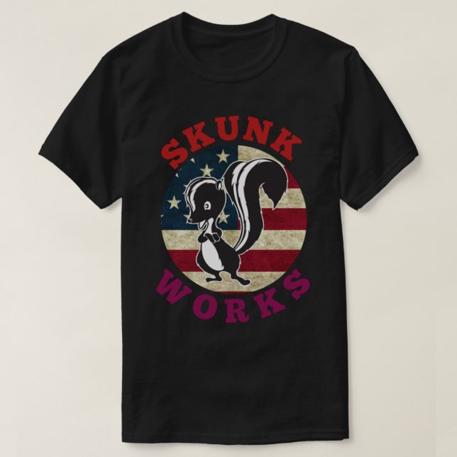 Camiseta Skunk works                   (Diseño del anverso)