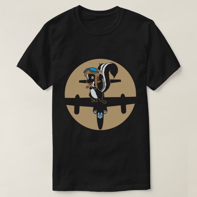 Camiseta Skunk Works - Parche de U-2 Roundel - Estilo limpi (Diseño del anverso)
