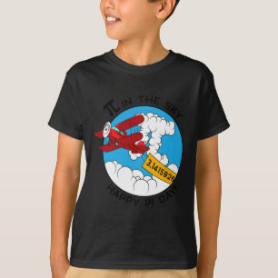 Camiseta Sky Airplane Funny Maths Nerthday Gift Pi Day